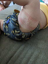 Load image into Gallery viewer, Newborn elastic preflats custom - Sunshine and Raebows

