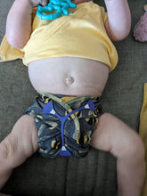 Load image into Gallery viewer, Newborn elastic preflats custom - Sunshine and Raebows
