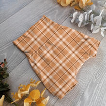 Load image into Gallery viewer, Ginger tartan Willow pants/shorts (gusset and gussetless) - Sunshine and Raebows
