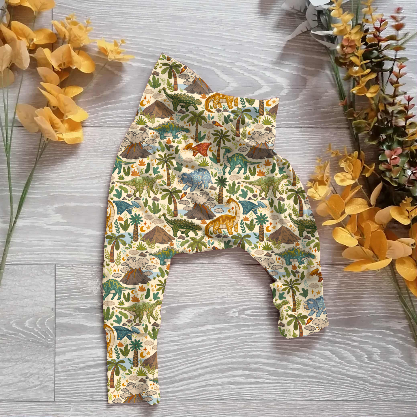 Dinoland Willow pants/shorts (gusset and gussetless) - Sunshine and Raebows