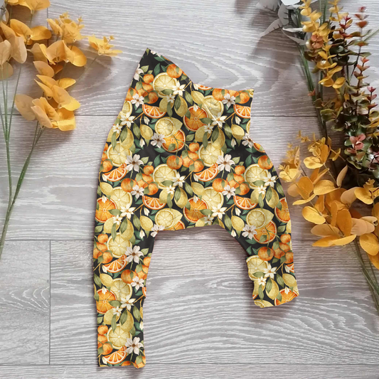 Lemons and oranges Willow pants/shorts (gusset and gussetless) - Sunshine and Raebows