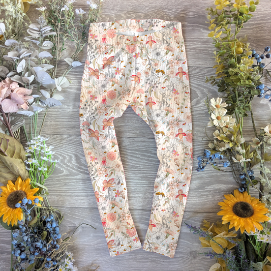 Ladybird meadow Ellie leggings (elasticated) - Sunshine and Raebows