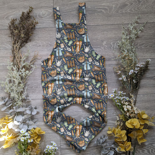 A rabbits adventure Dungarees - Long - Sunshine and Raebows