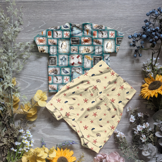 Beach days Declan tee - Sunshine and Raebows