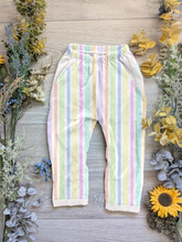 Load image into Gallery viewer, A load of stripes Vintage trousers with elastic in band - Sunshine and Raebows
