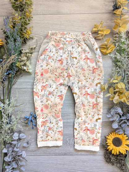 Ladybird meadow Vintage trousers with elastic in band - Sunshine and Raebows