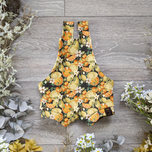 Load image into Gallery viewer, Lemons and oranges Edith Dungarees - short - Sunshine and Raebows
