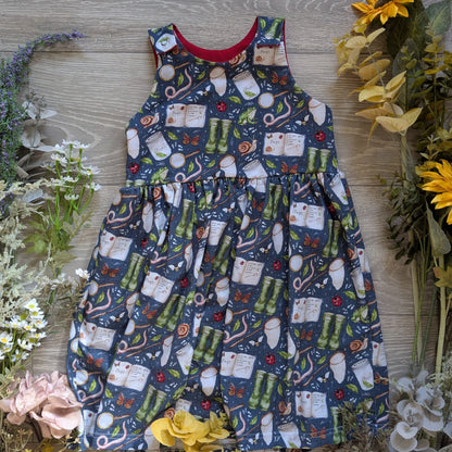 Penny the pinafore dress - Sunshine and Raebows