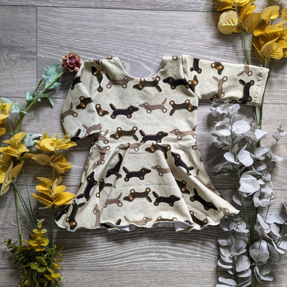 The Chloe peplum - Sunshine and Raebows