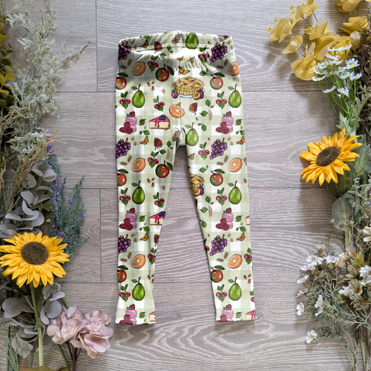 The bug picnic Ellie leggings (elasticated) - Sunshine and Raebows