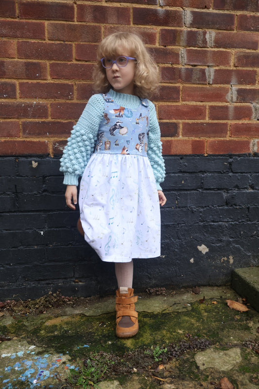 Music of the wild pinafore dress - Sunshine and Raebows