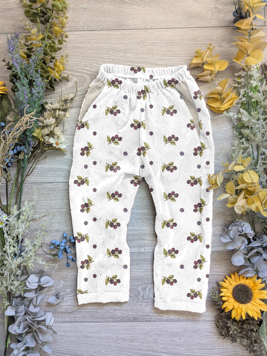 Blackberries Vintage trousers with elastic in band