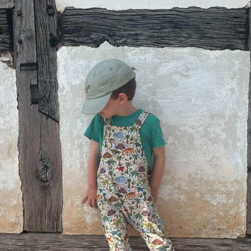 Dinoland Edith Dungarees - long - Sunshine and Raebows