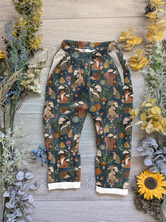 Autumn Vintage trousers with elastic in band - Sunshine and Raebows