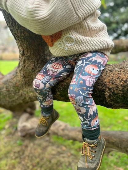Clowns and skeletons Winnie Leggings - Sunshine and Raebows