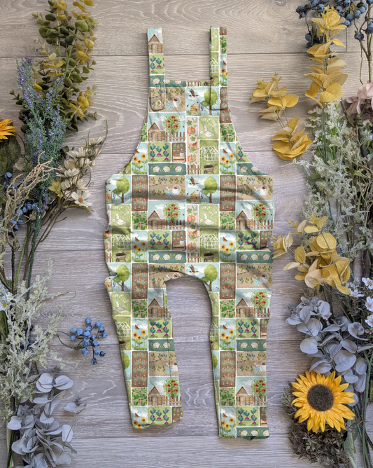 A day at the allotment Edith Dungarees - long - Sunshine and Raebows