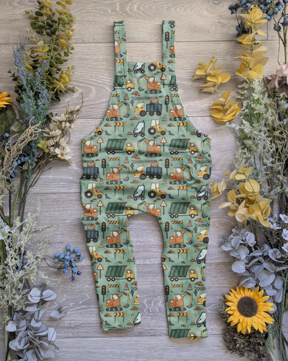 Dig and drive Edith Dungarees - long - Sunshine and Raebows
