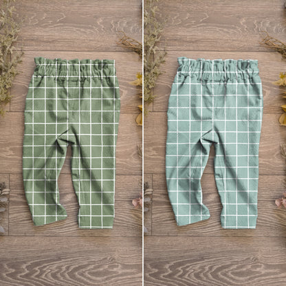 Checks Paper bag trousers