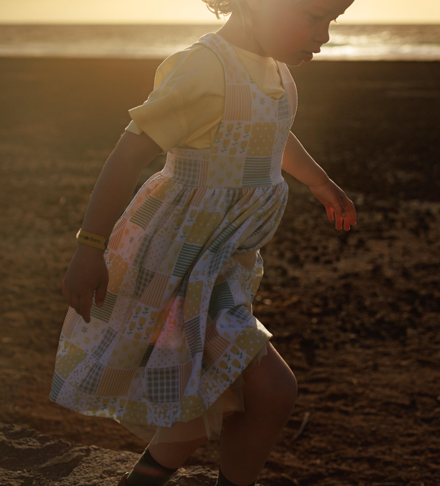 Made to order cross back dress