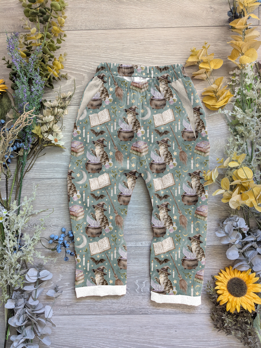 The apprentice Vintage trousers with elastic in band