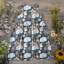 Load image into Gallery viewer, Autumn pinafore dress - Sunshine and Raebows
