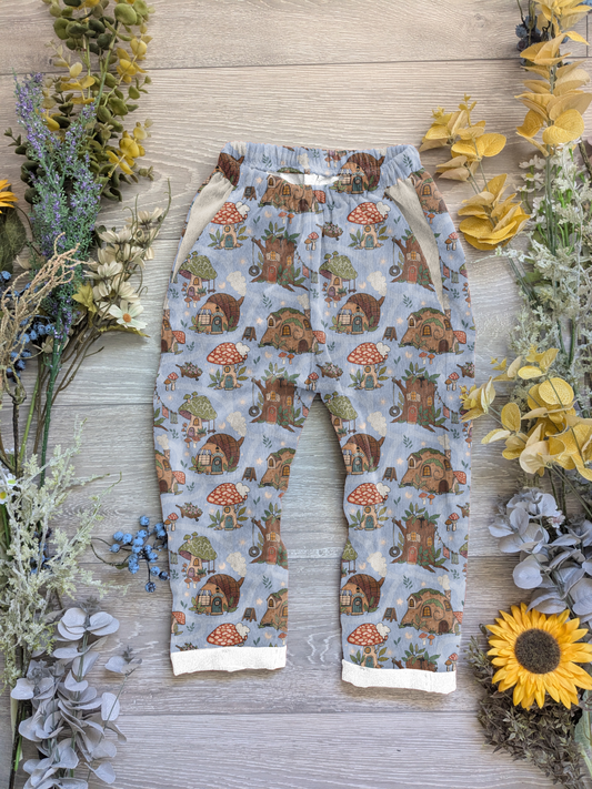 Autumn Vintage trousers with elastic in band - Sunshine and Raebows