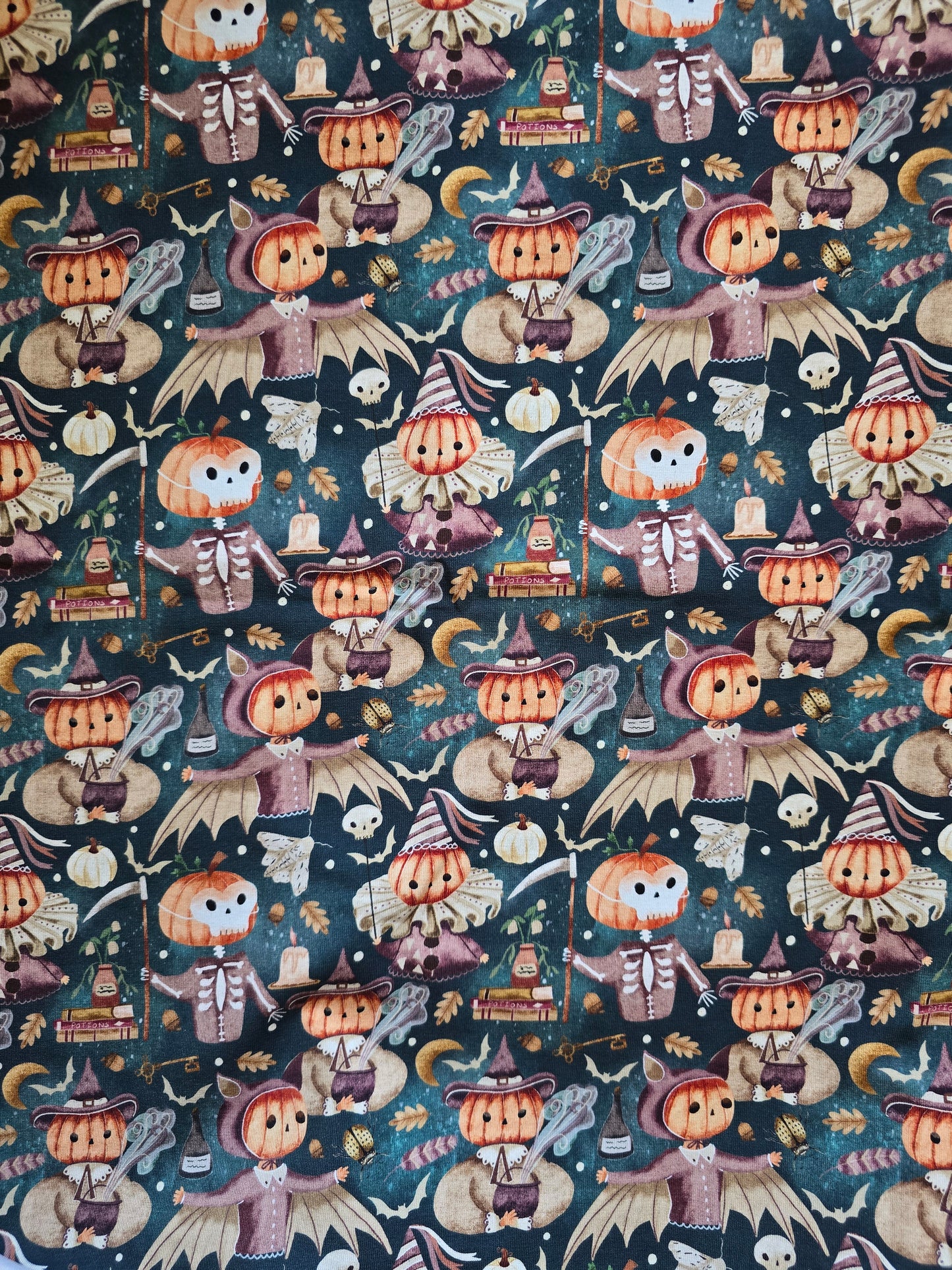 Clowns and skeletons Ellie leggings (elasticated)