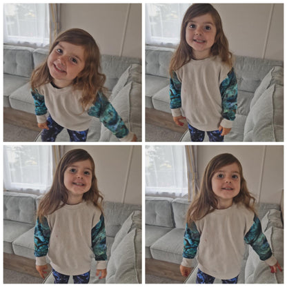 The Louie waffle Sweater - Sunshine and Raebows