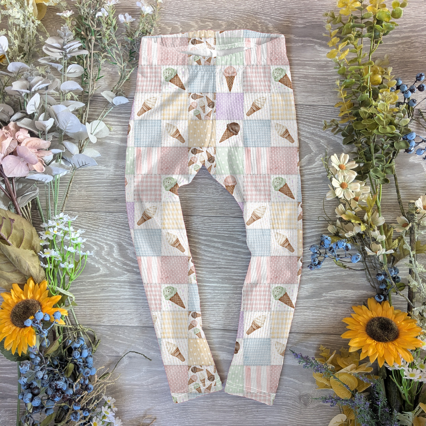 Sweet treat Ellie leggings (elasticated) - Sunshine and Raebows