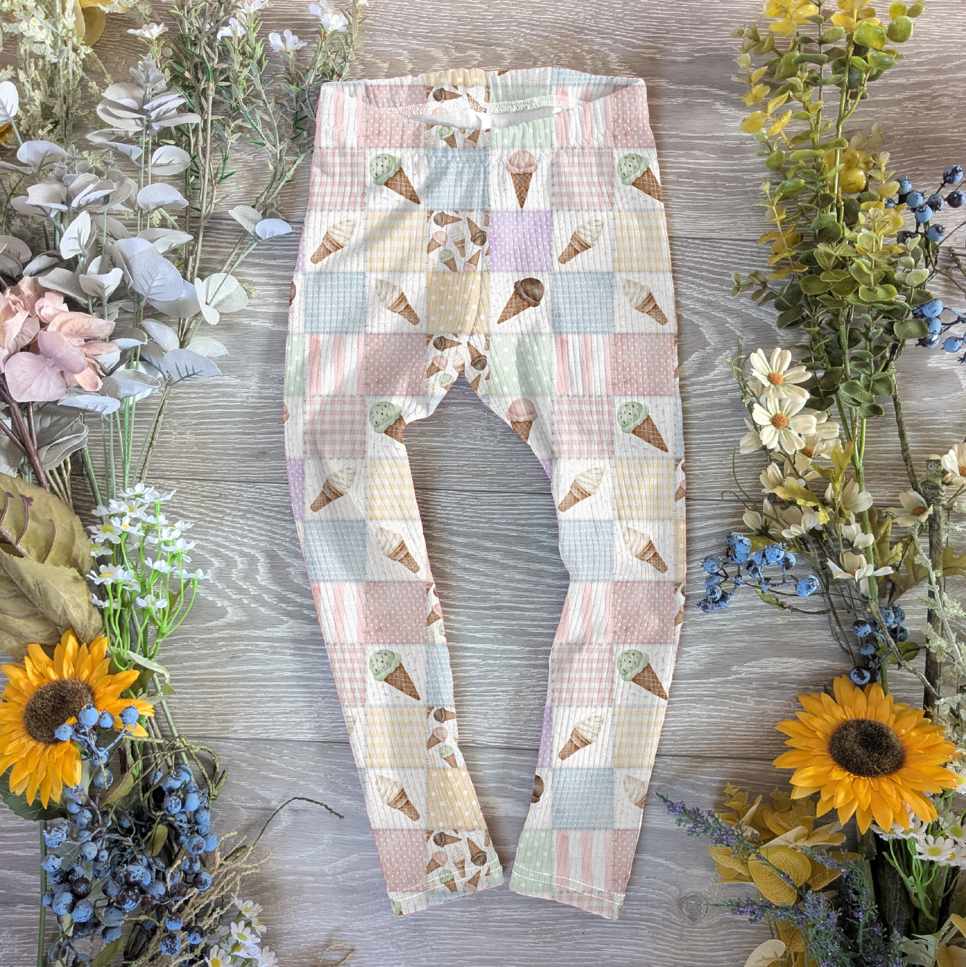 Sweet treat Ellie leggings (elasticated) - Sunshine and Raebows