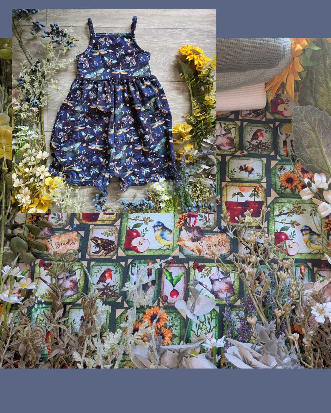 Muddy knees The Nancy playsuit - Sunshine and Raebows