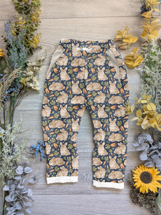 Bunny hop Vintage trousers with elastic in band - Sunshine and Raebows