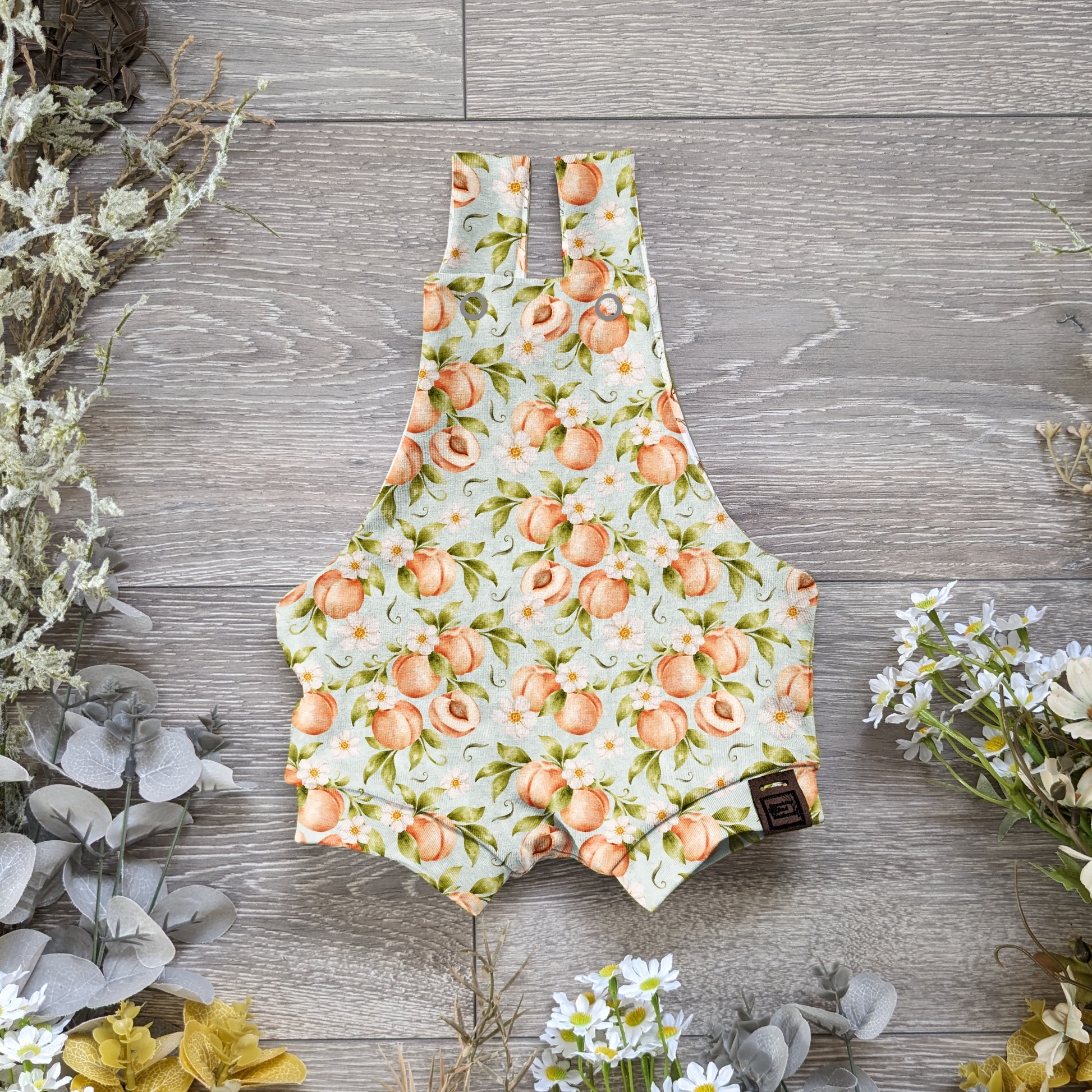 So peachy Edith Dungarees - short - Sunshine and Raebows