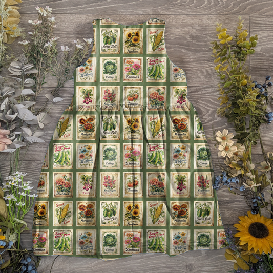 Grow a seedling pinafore dress