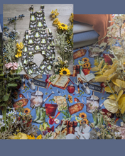 Load image into Gallery viewer, This garden of mine Treasure pocket romper (long and short) - Sunshine and Raebows
