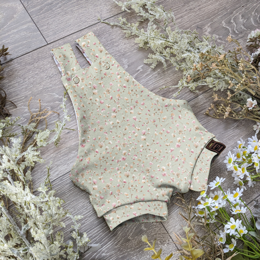 Sweet flower of mine Edith Dungarees - short