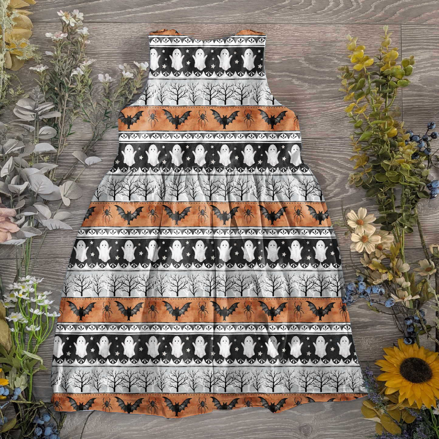 Spook fest pinafore dress