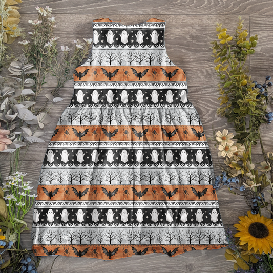 Spook fest pinafore dress