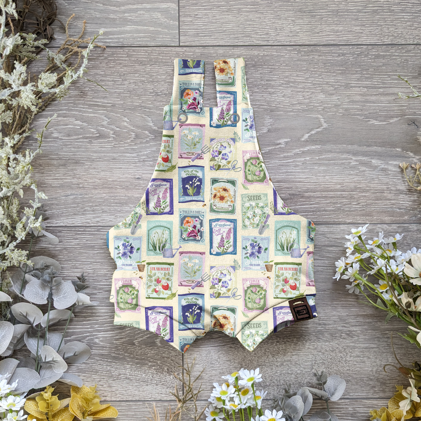 Planting summer Edith Dungarees - short - Sunshine and Raebows