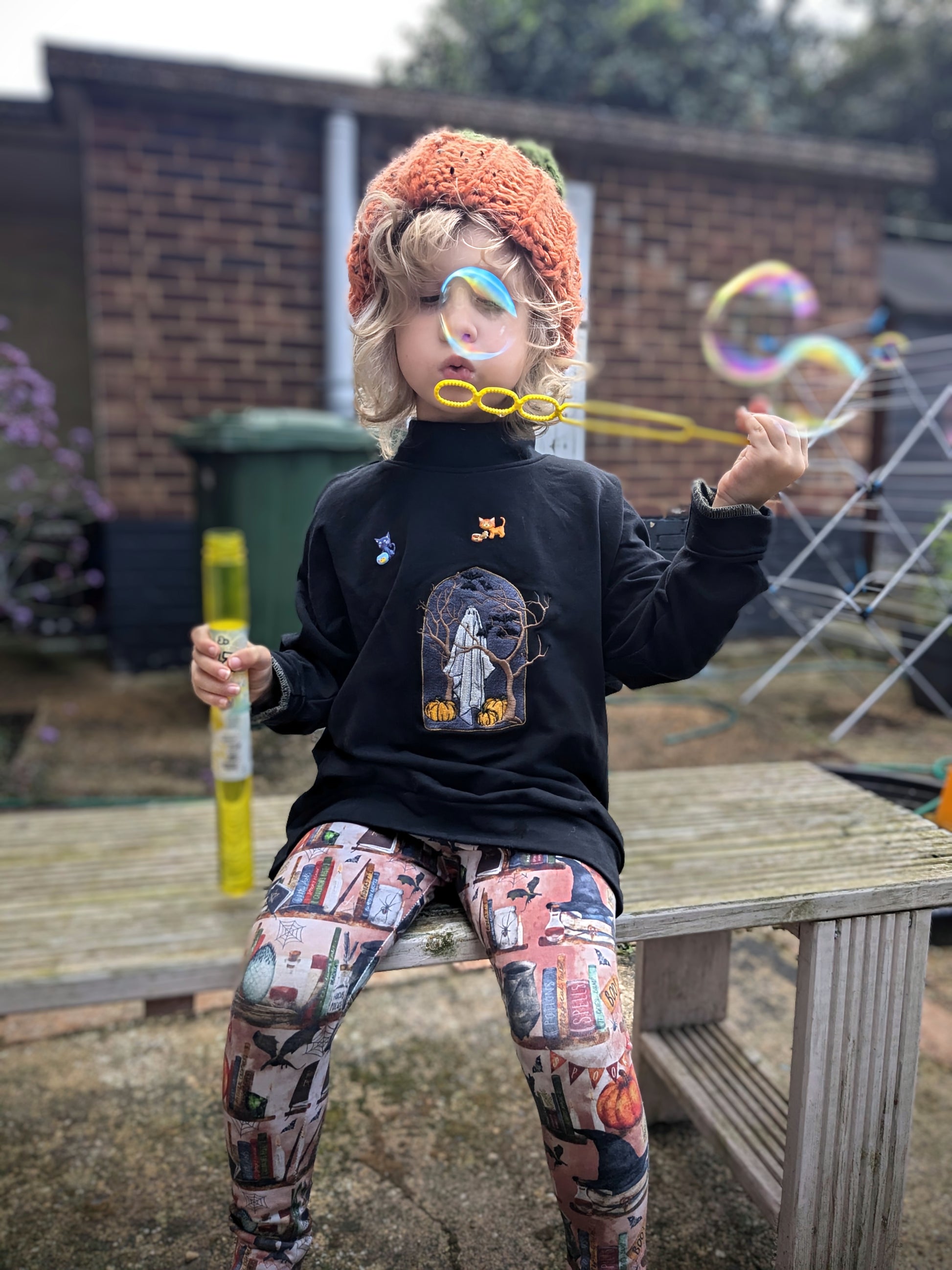 The Spookcase Ellie leggings (elasticated) - Sunshine and Raebows