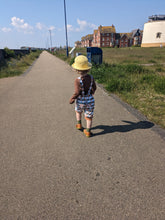 Load image into Gallery viewer, Muddy knees Treasure pocket romper (long and short) - Sunshine and Raebows
