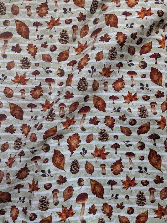 In stock - mushroom stripes