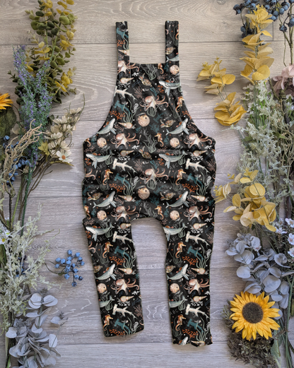 Sea tales (tails) Edith Dungarees - long - Sunshine and Raebows
