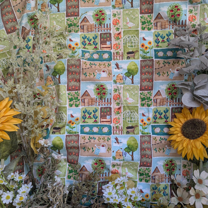 A day at the allotment Edith Dungarees - long