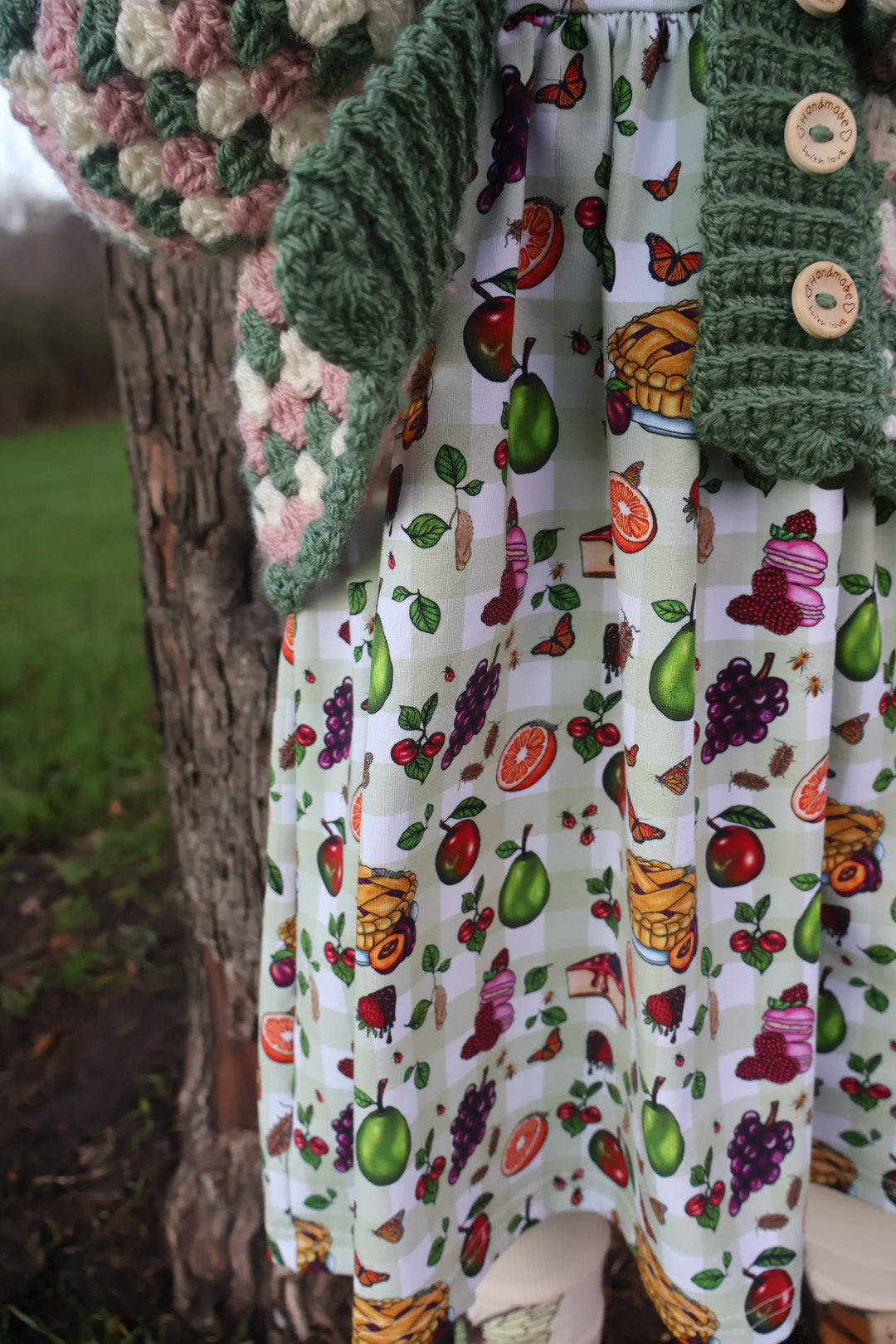 The bug picnic cross back dress