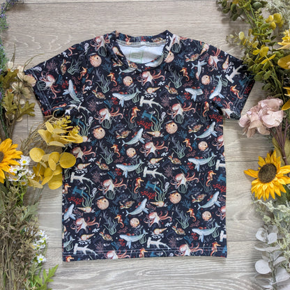 Sea tales (tails) Declan tee - Sunshine and Raebows