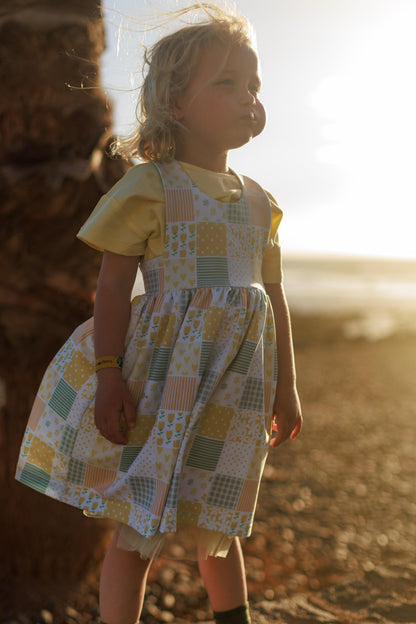 Made to order cross back dress