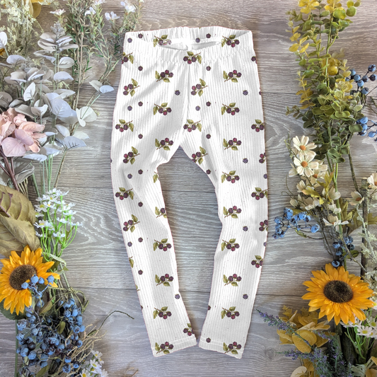 Blackberries leggings (elasticated)