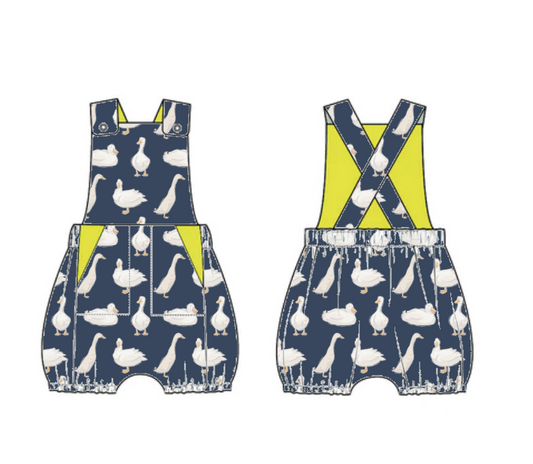 Waddle ducks Treasure pocket romper