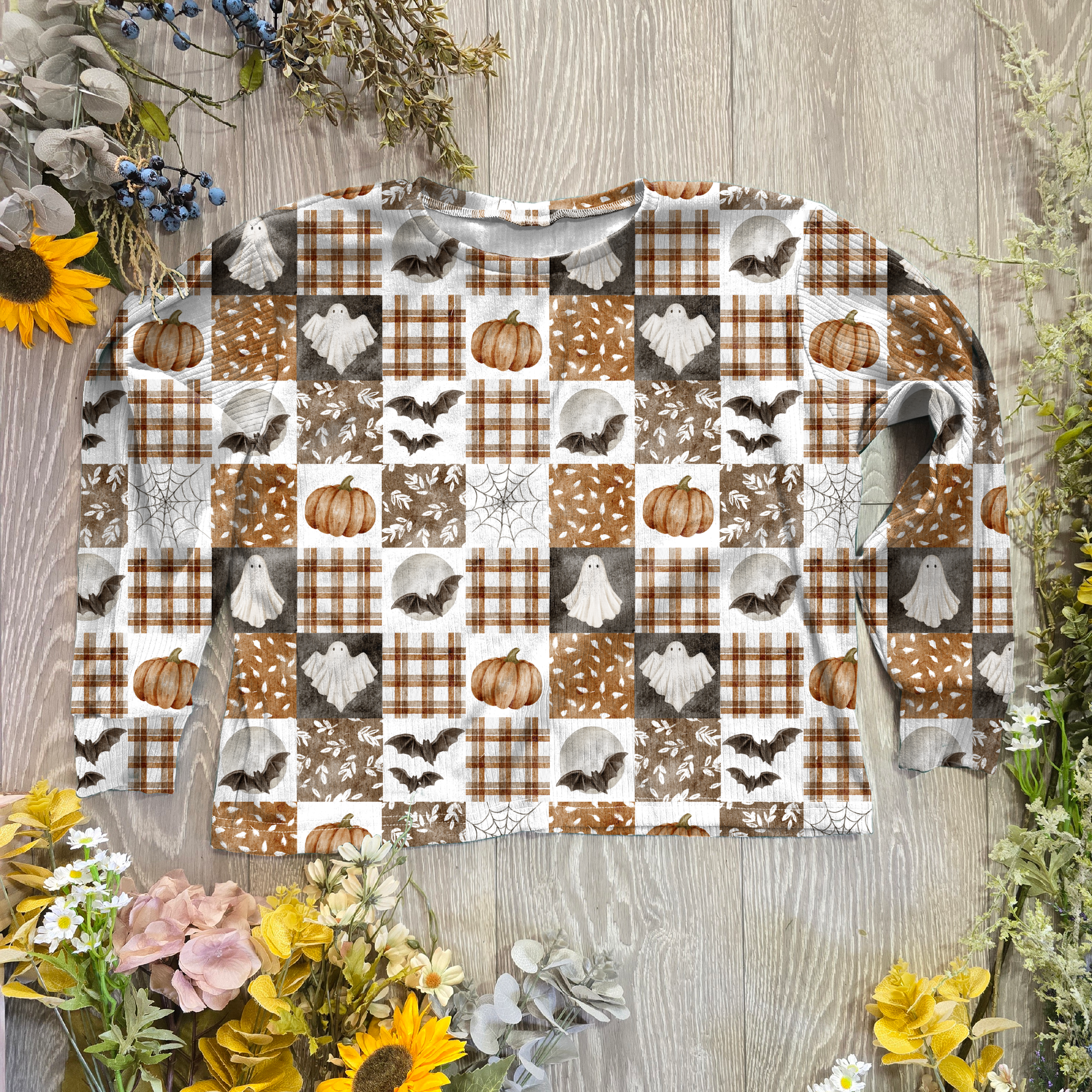 Pumpkin patch Oversized Ozzie tee - Sunshine and Raebows